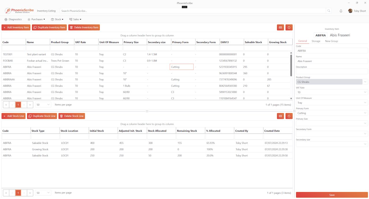 PhoenixScribe HMS Screenshot